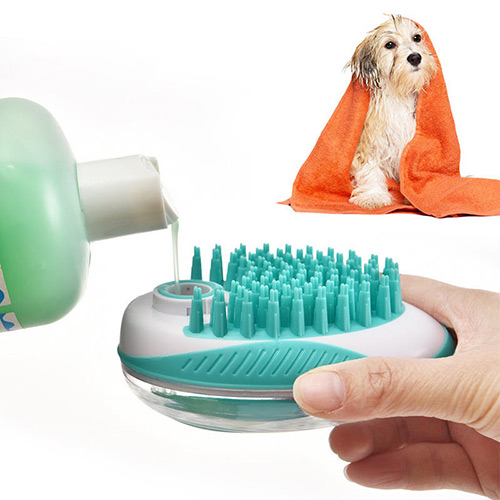 Multifunction Pet Cleaning Comb Blue